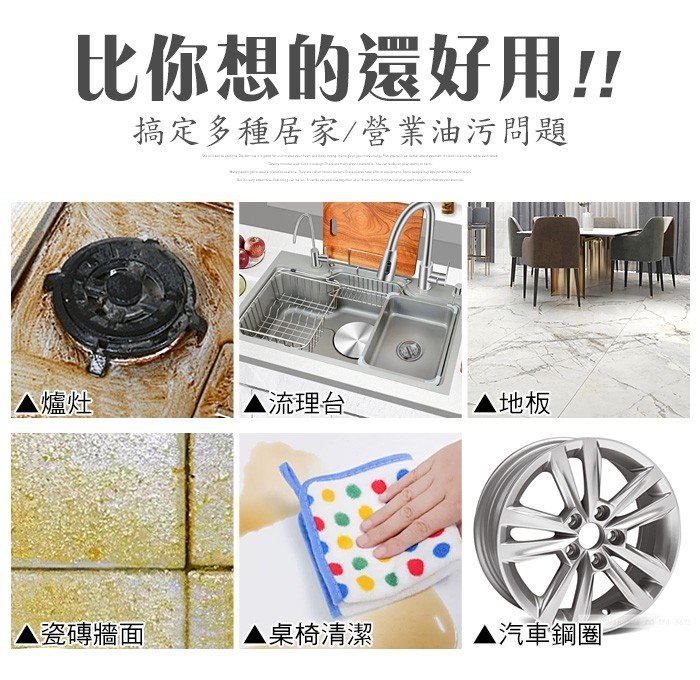 白櫻花®鹼性除油萬用清潔劑3800g