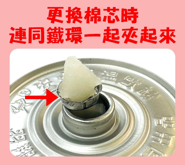 棉燈芯+鐵環(燃料罐專用)